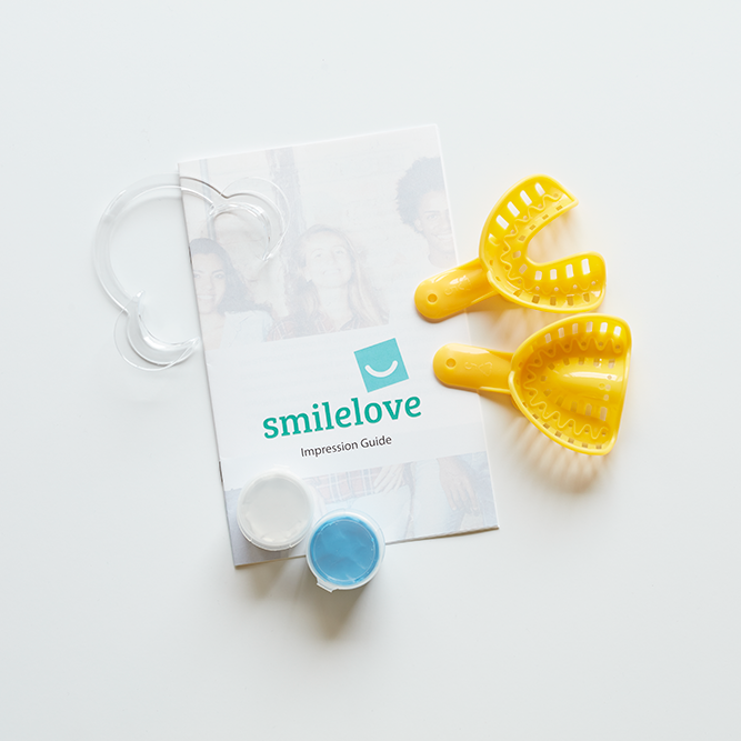 Impression Kit To Straighten Teeth | Smilelove Canada
